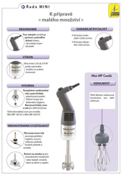 ROBOTCOUPE MIXER PONORNÝ Mini MP 240 A V.V.