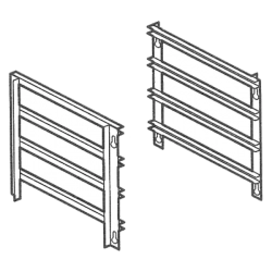 RM GASTRO Zásuvy pro plechy 40 | RM - PT-74/94