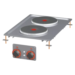 RM GASTRO Sporák drop-in elektrická 2x drop-in plotýnka 400 V | RM - PCD-64ET