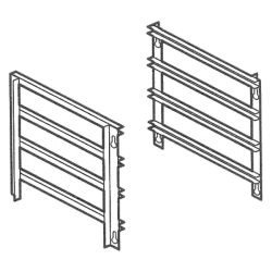 RM GASTRO Zásuvy pro plechy 40 | RM - PT-74/94